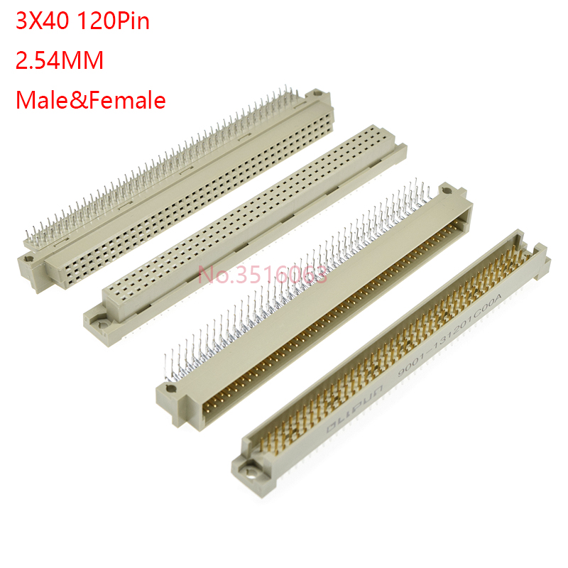 Male Female Header Pin - Разъем din 41612, 3 ряда, штекер,
