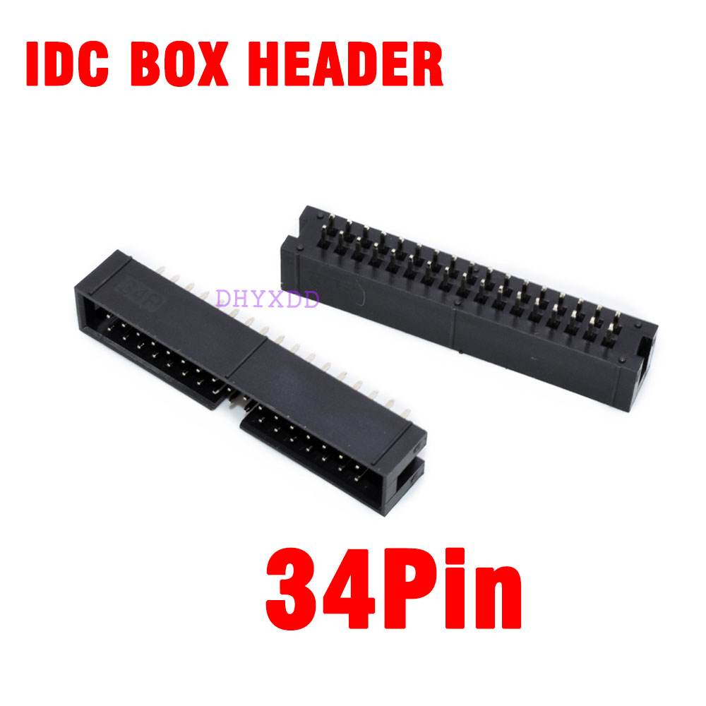 Male Female Header Pin - Разъем IDC, 2x17 контактов, 34 контакта,