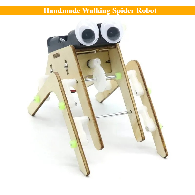 Diy Robot Electronics Kit - Воображение DIY ручной работы ходячий паук