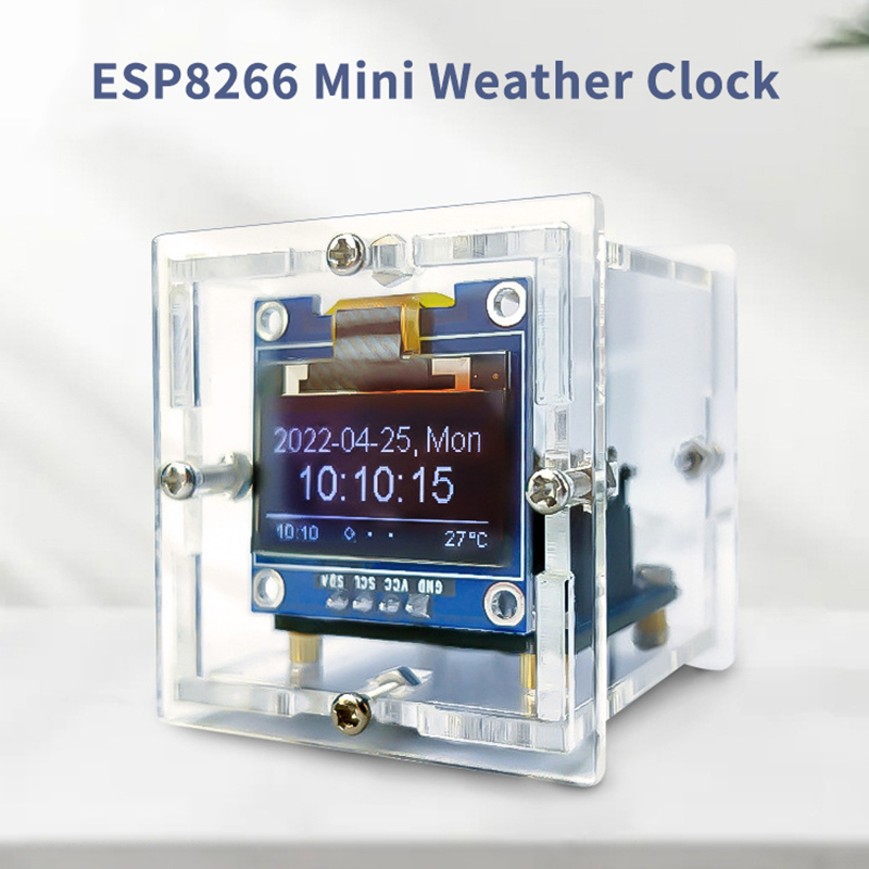 Diy Soldering Station No Electronics - ESP8266 МИНИ-погодные часы WIFI цифровые часы