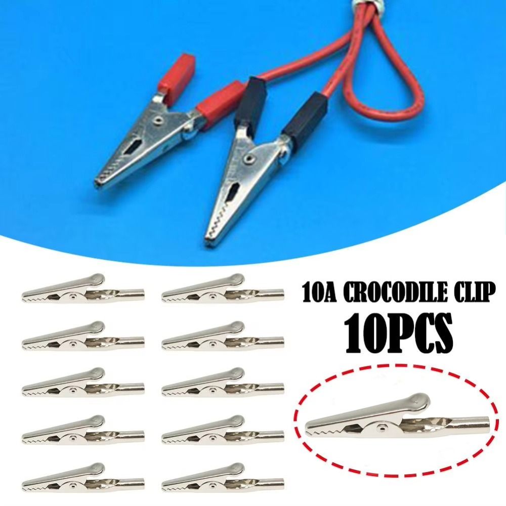 Crocodile Clip Set - 10 шт./набор прочных 51-мм зажимов типа