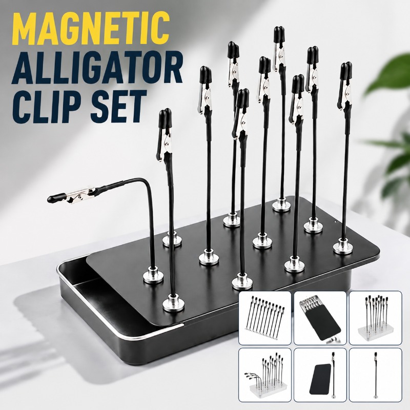 Crocodile Clip Set - Набор гибких магнитных зажимов типа 