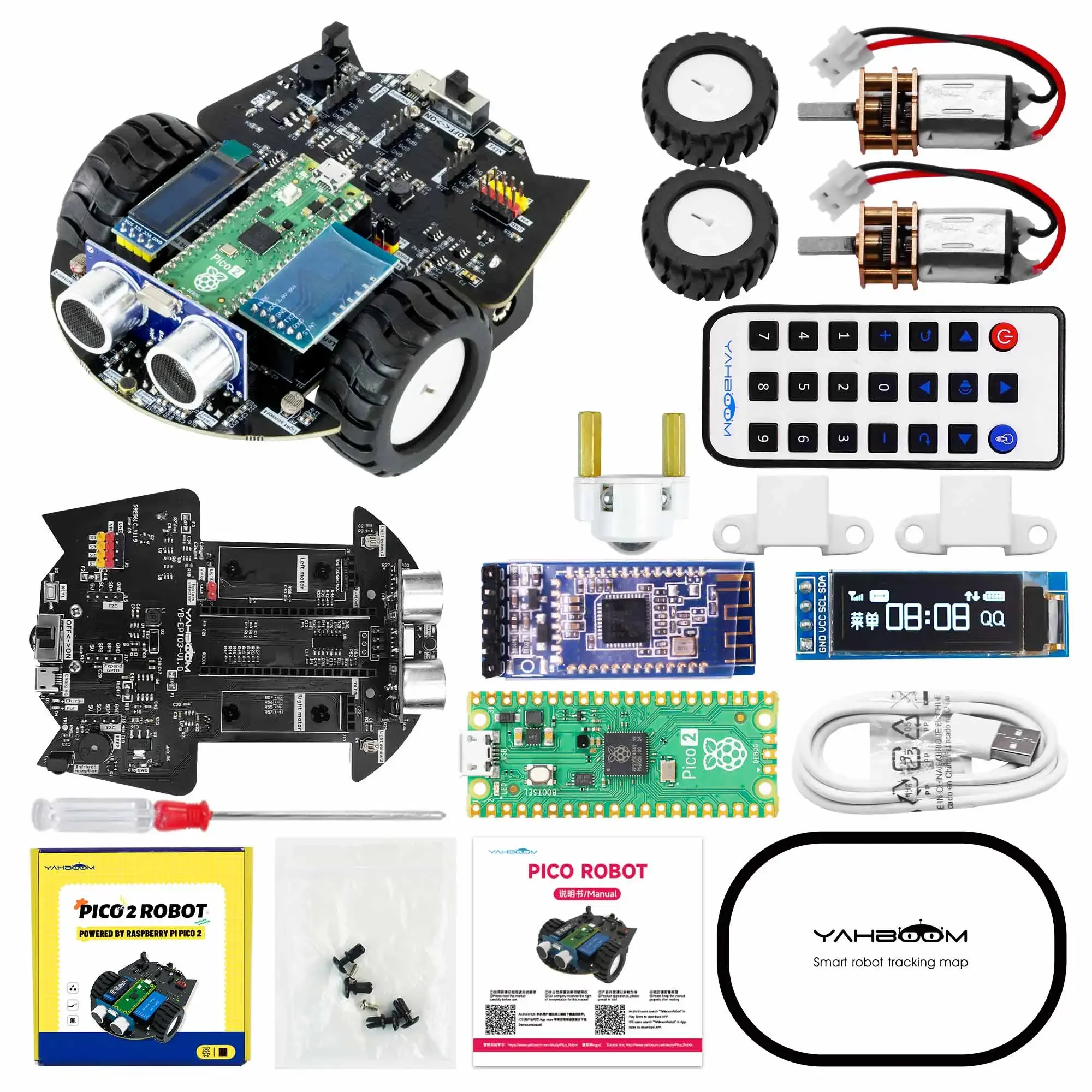 Автомобильный комплект робота  – обзор и цена Diy Electronics Raspberry Pi