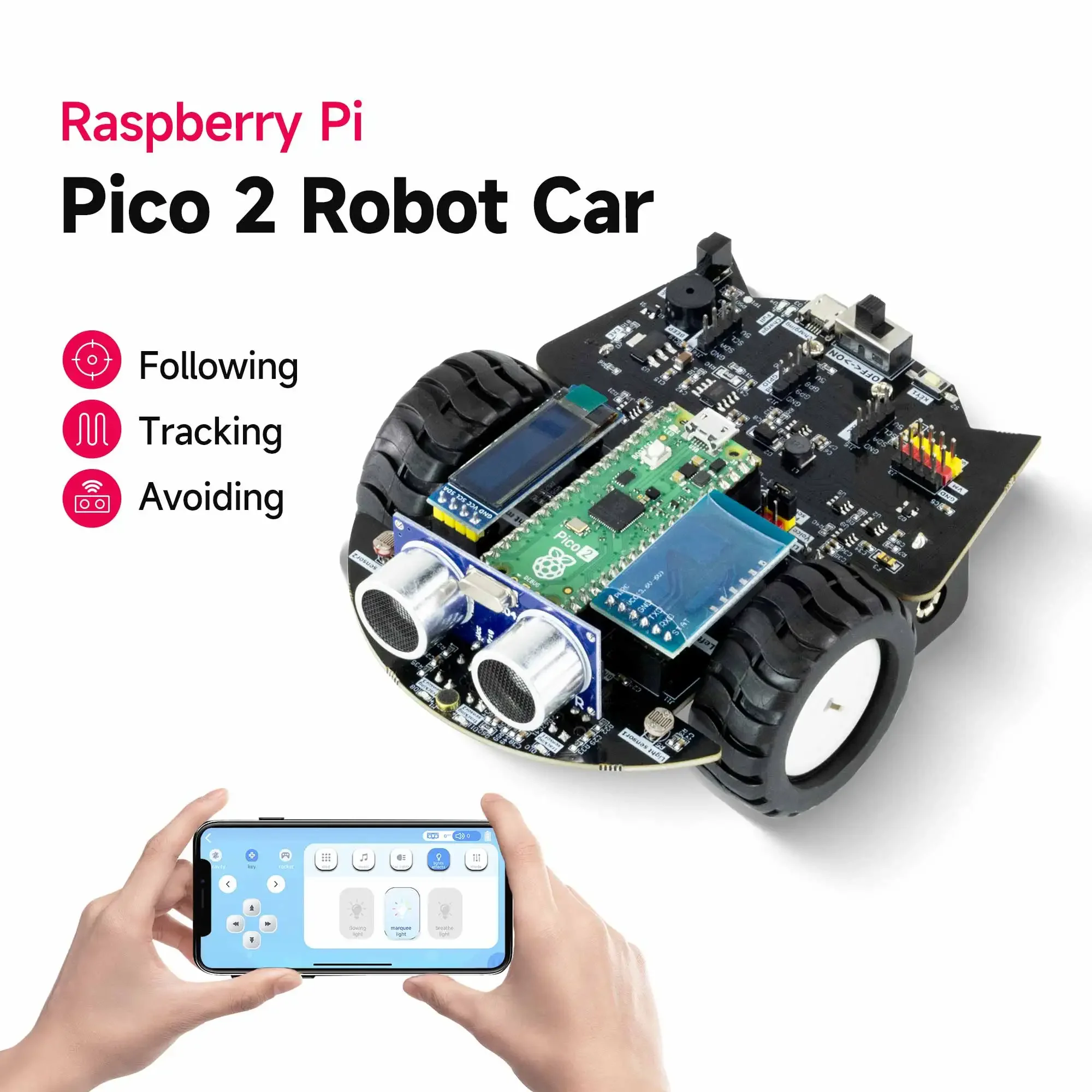 Автомобильный комплект робота  – обзор и цена Diy Electronics Raspberry Pi