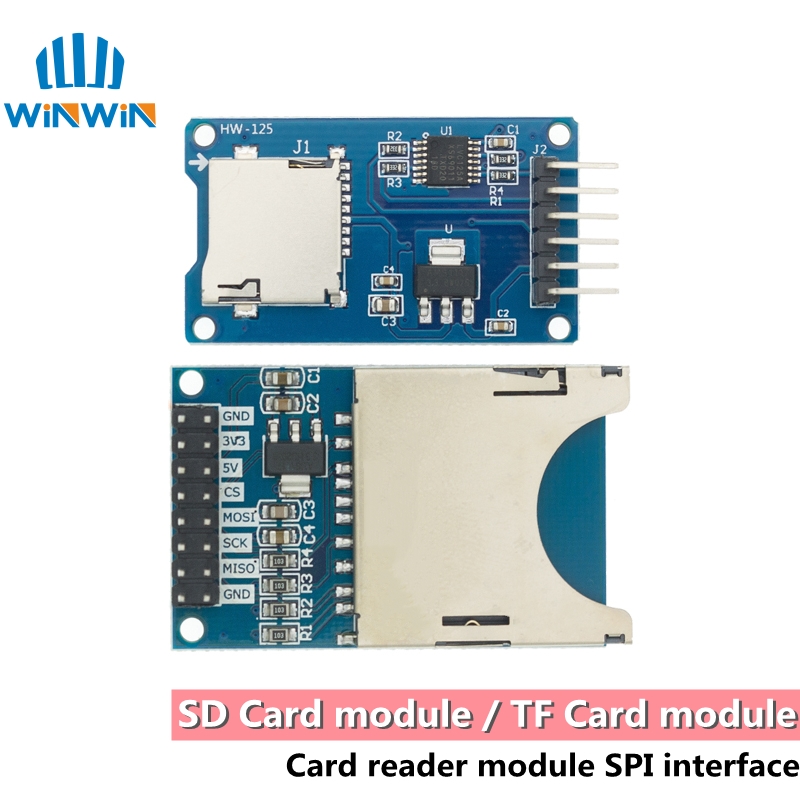 Плата расширения Micro SD для  – обзор и цена Sd Card Module Spi