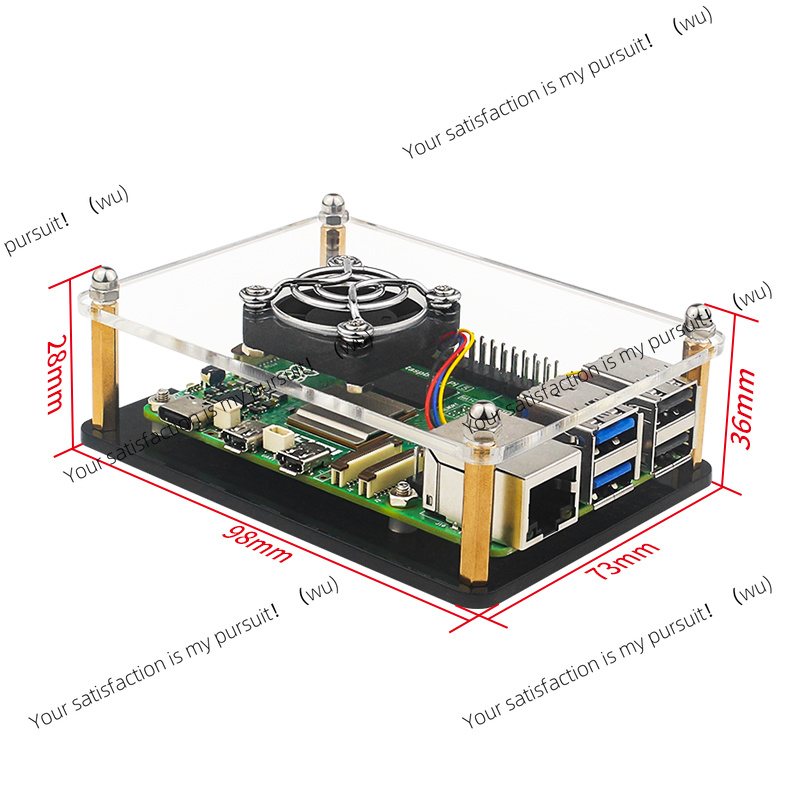 Прозрачный акриловый корпус дл – обзор и цена Diy Electronics Raspberry Pi