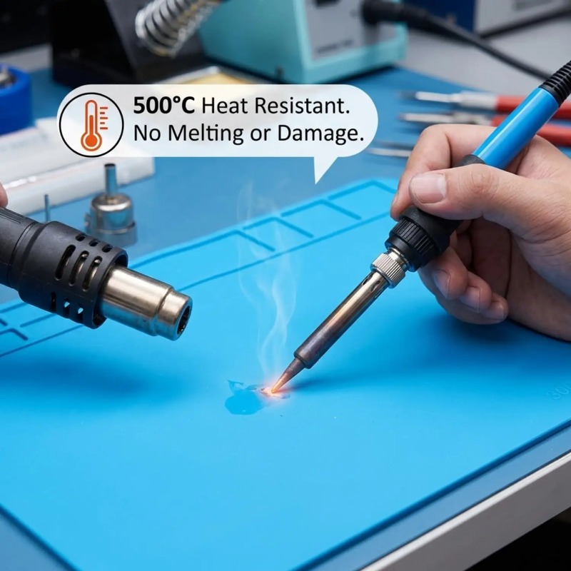 Силиконовый ремонтный коврик,  – обзор и цена Diy Soldering Station No Electronics