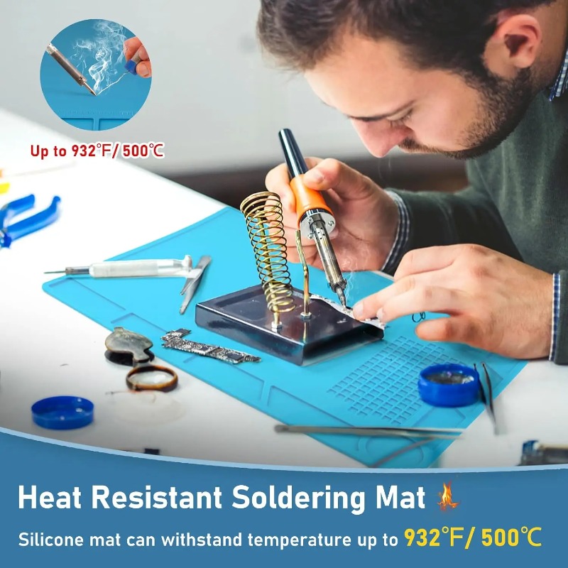 Силиконовый ремонтный коврик,  – обзор и цена Diy Soldering Station No Electronics