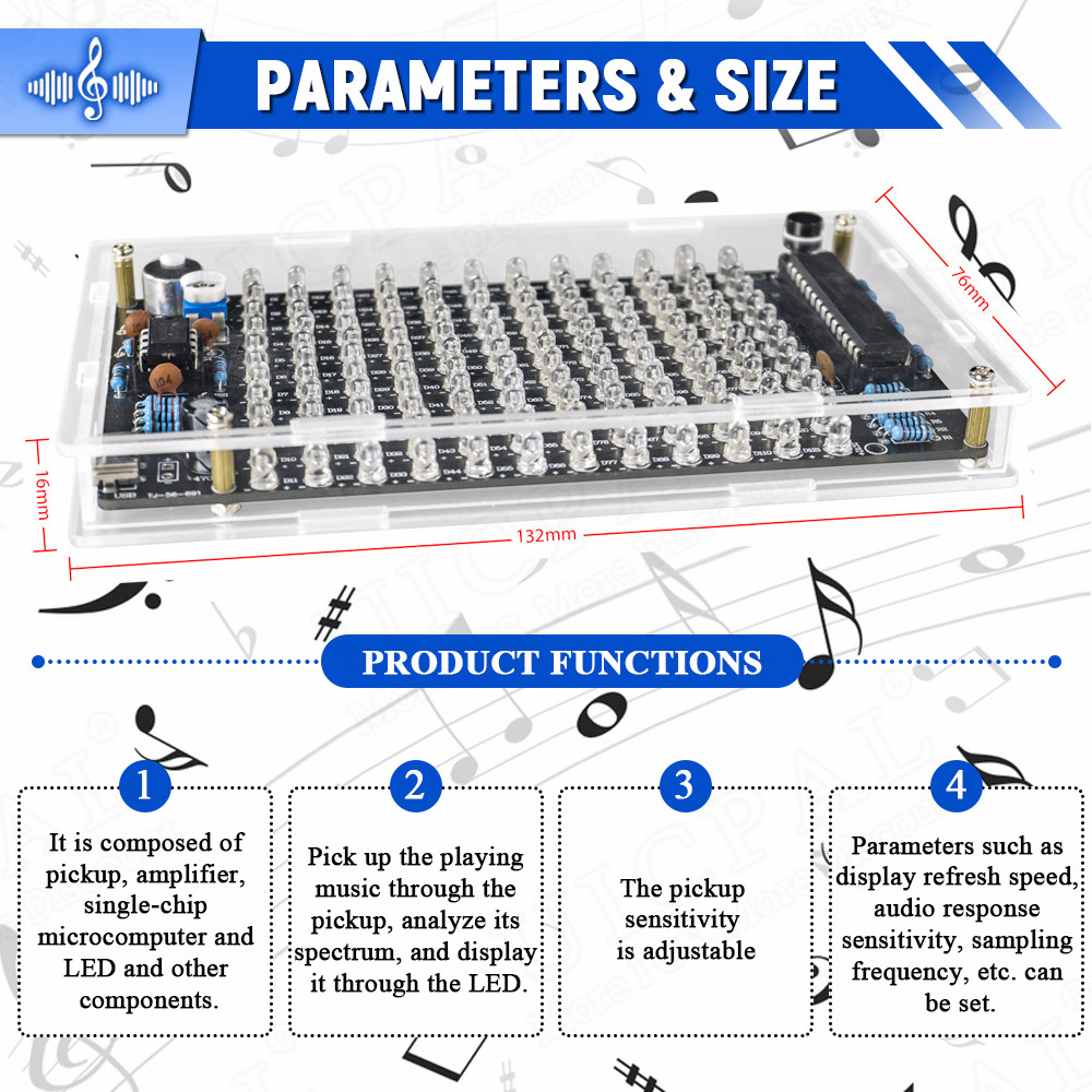 DIY звуковое управление светод – обзор и цена Diy Audio Electronics Projects