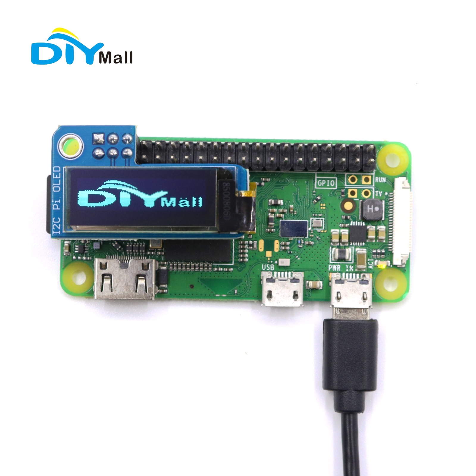 DIYmall 0.91-дюймовый OLED-дис – обзор и цена Diy Electronics Raspberry Pi