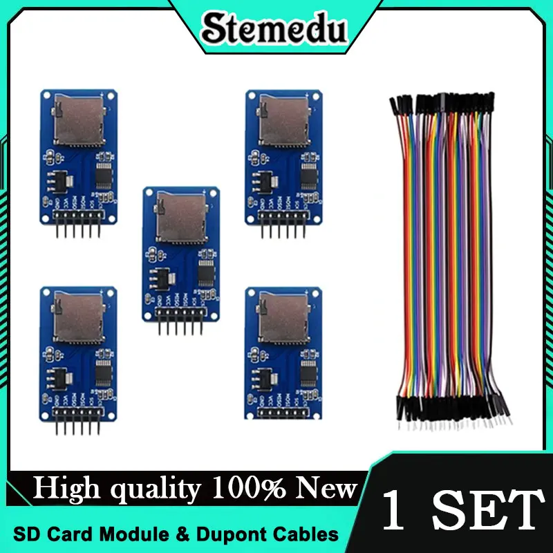 5 шт. модуль карты Micro SD с  – обзор и цена Sd Card Module Spi