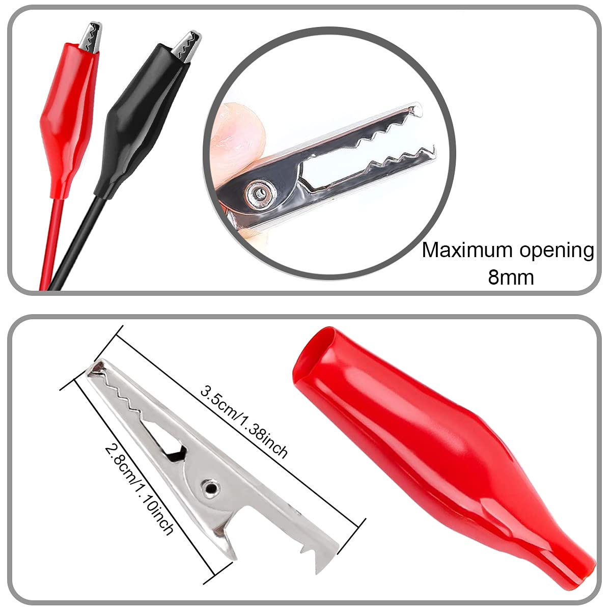 Зажим «крокодил» к USB, зажимы – обзор и цена Crocodile Clip Set