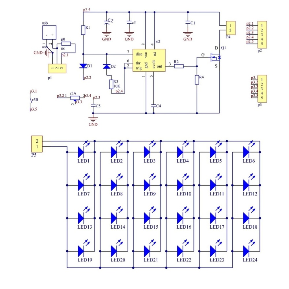 NE555 для светодиодной настоль – обзор и цена Diy Electronics Table