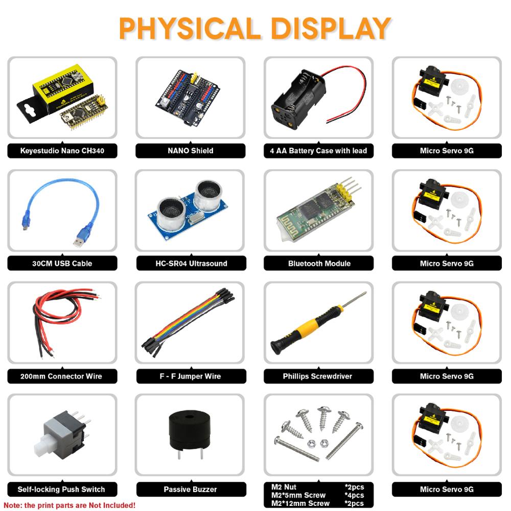 Стартовый комплект электронных – обзор и цена Diy Robot Electronics Kit